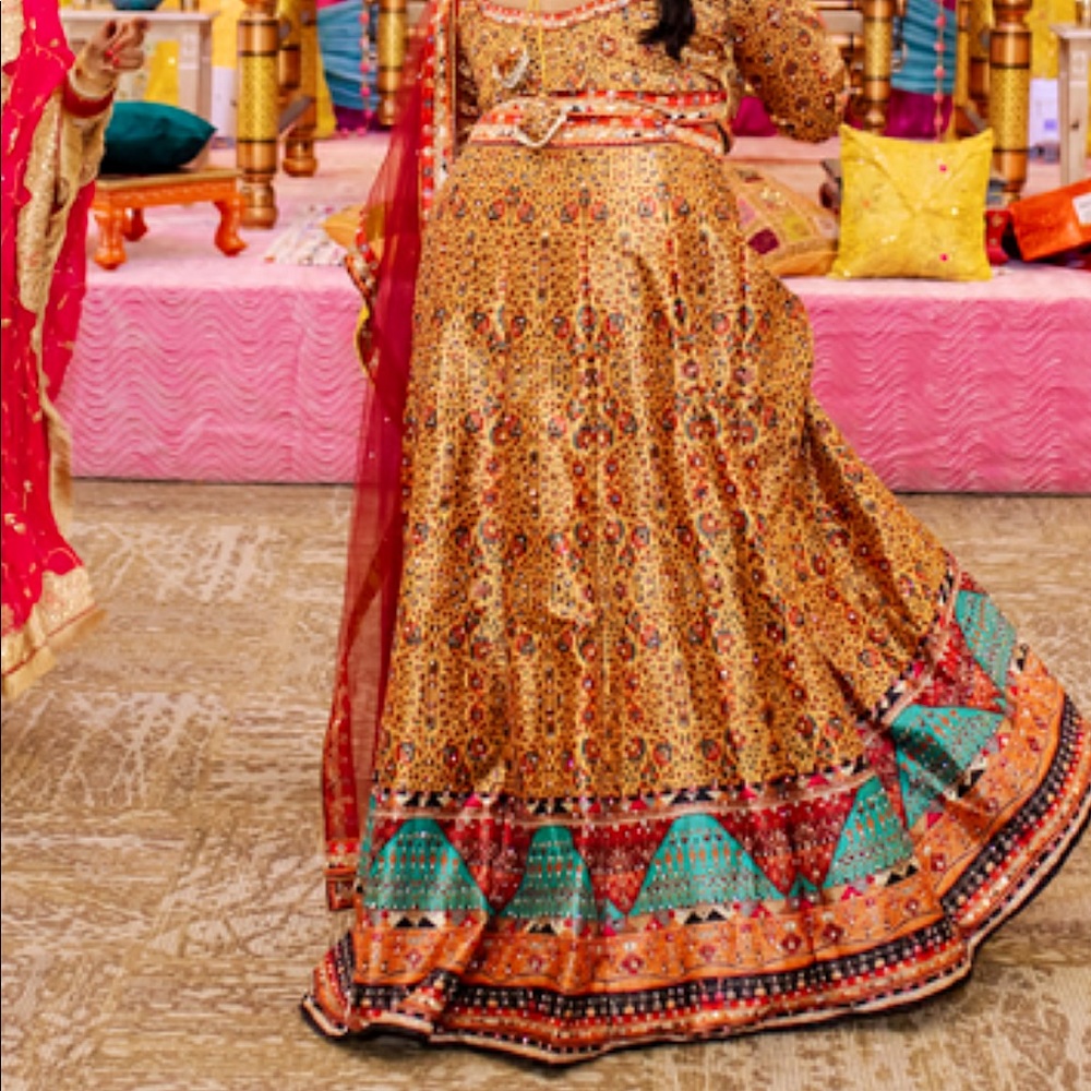 Multicolored Lengha - image 4